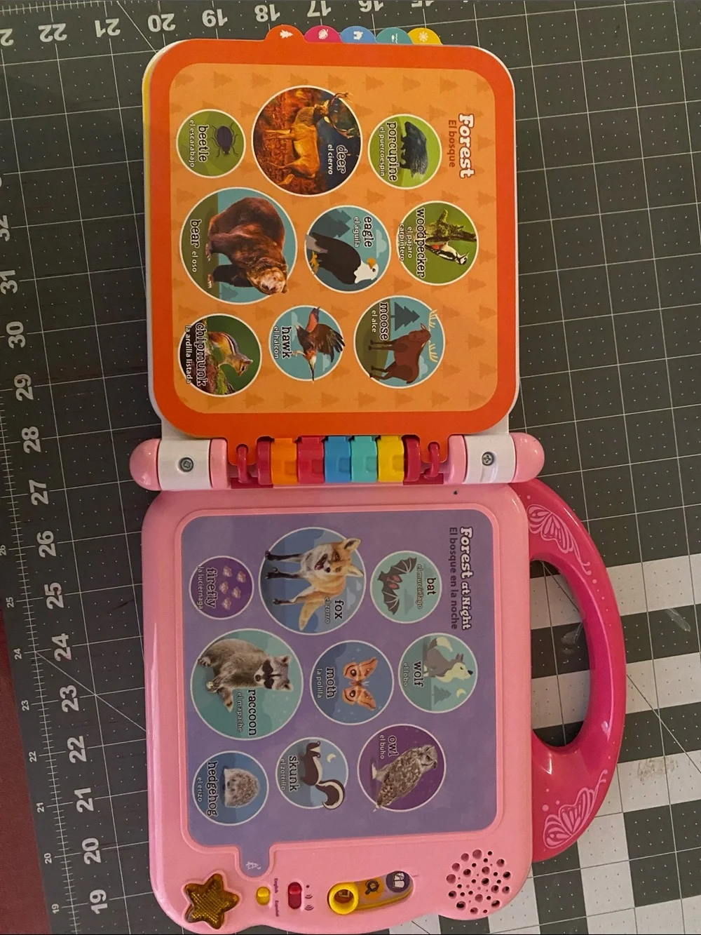 2/$20!! LeapFrog 100 Animals Book bilingual toy-